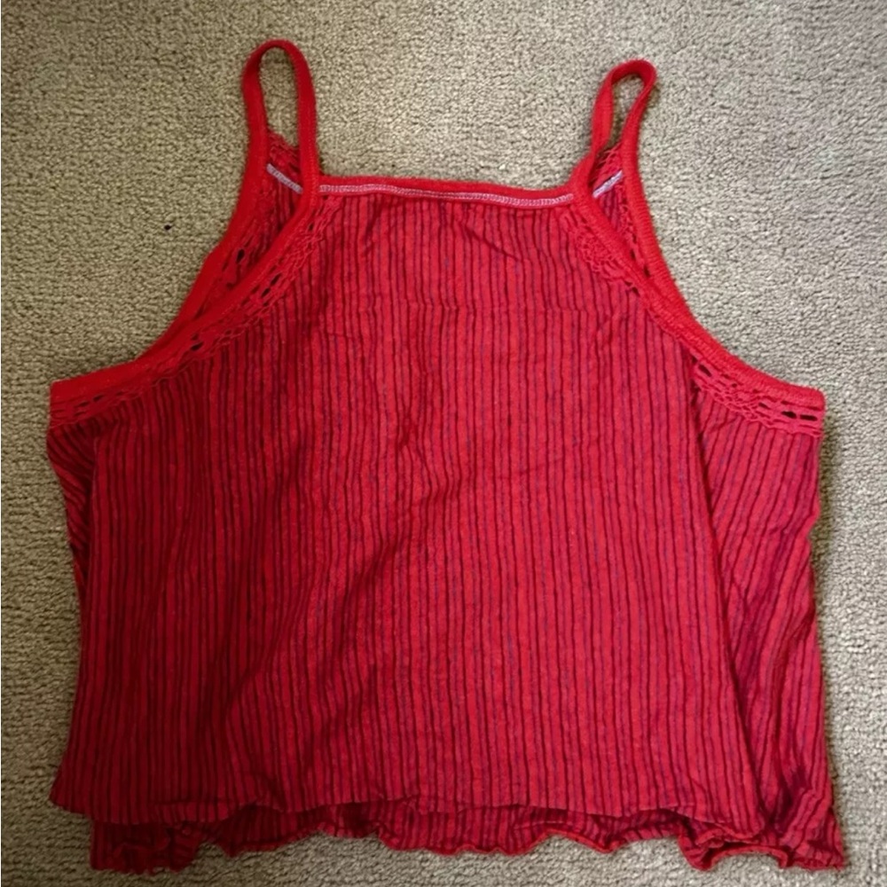 WE THE FREE linen and cotton blend tank top